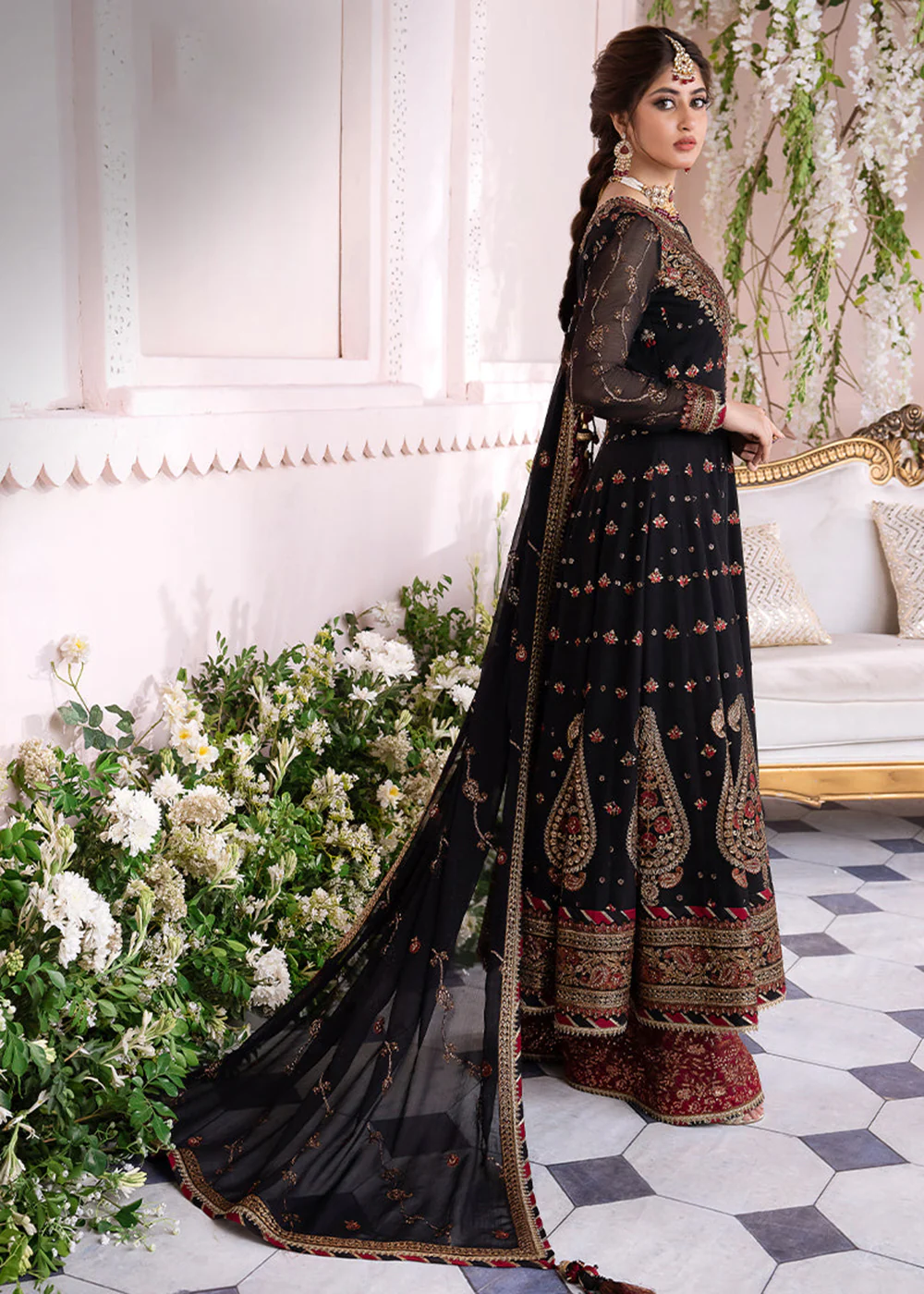 Chandni Luxury Chiffon Collection by Asim Jofa | AJCC-06 - Image 4