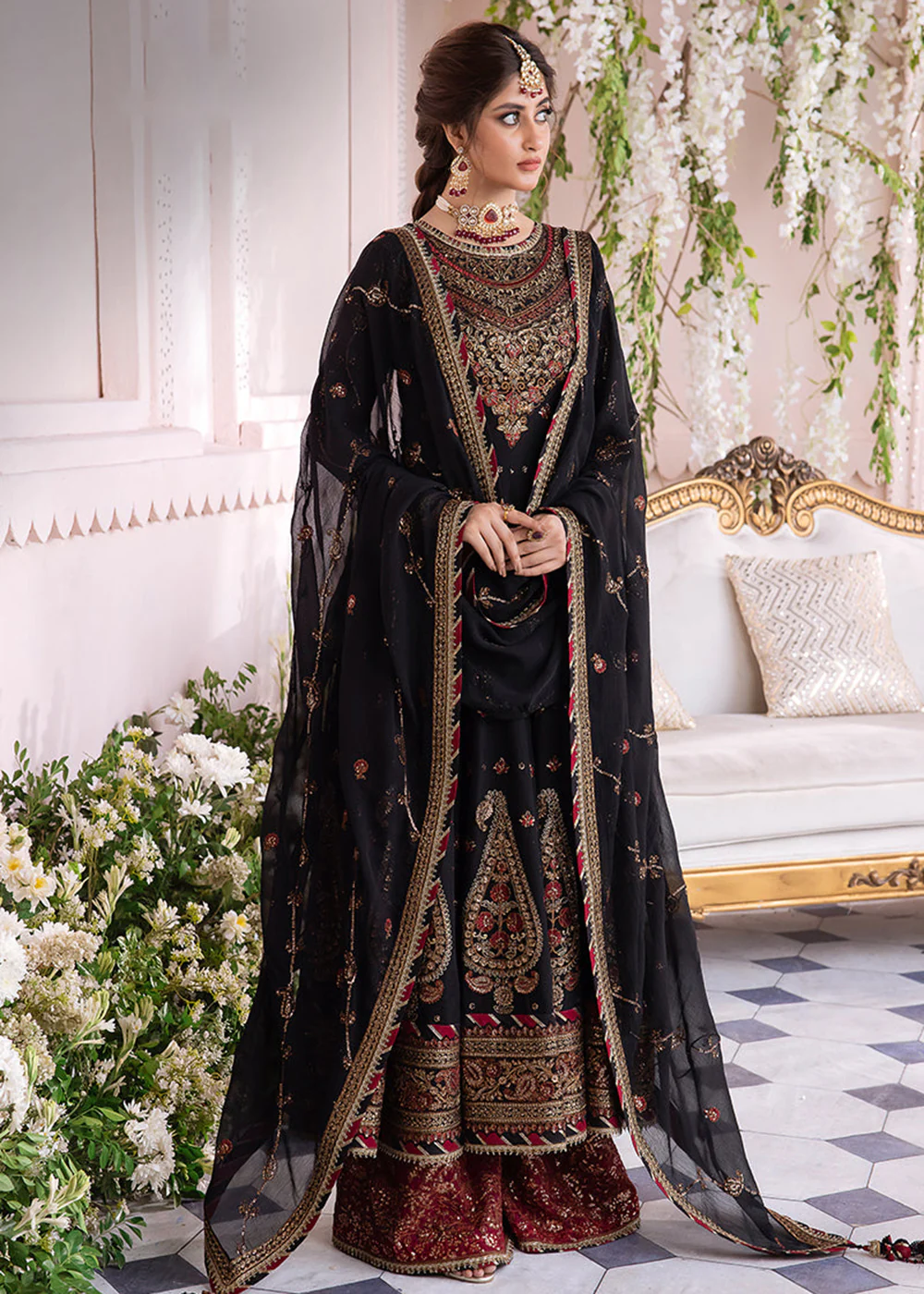 Chandni Luxury Chiffon Collection by Asim Jofa | AJCC-06 - Image 5