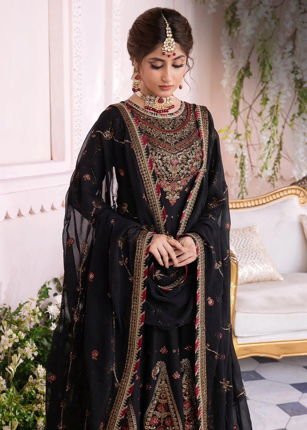 Chandni Luxury Chiffon Collection by Asim Jofa | AJCC-06 - Image 7