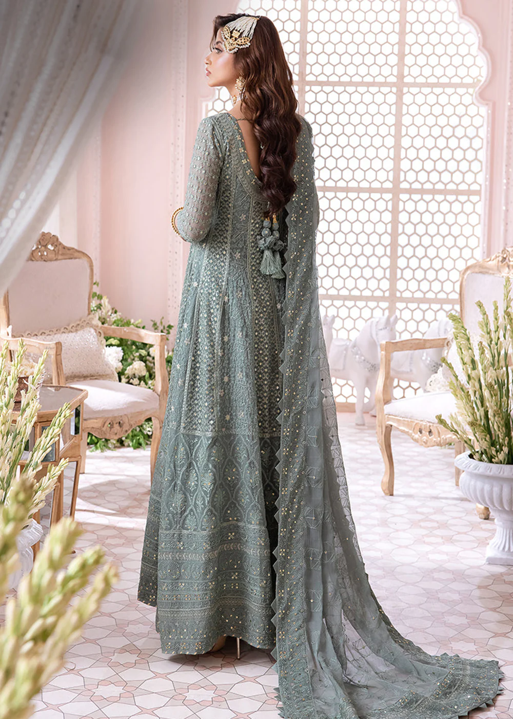 Chandni Luxury Chiffon Collection by Asim Jofa | AJCC-07 - Image 3