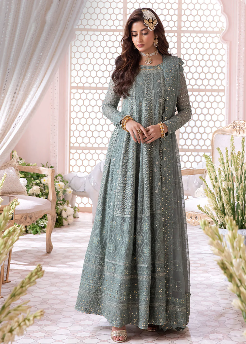 Chandni Luxury Chiffon Collection by Asim Jofa | AJCC-07 - Image 4