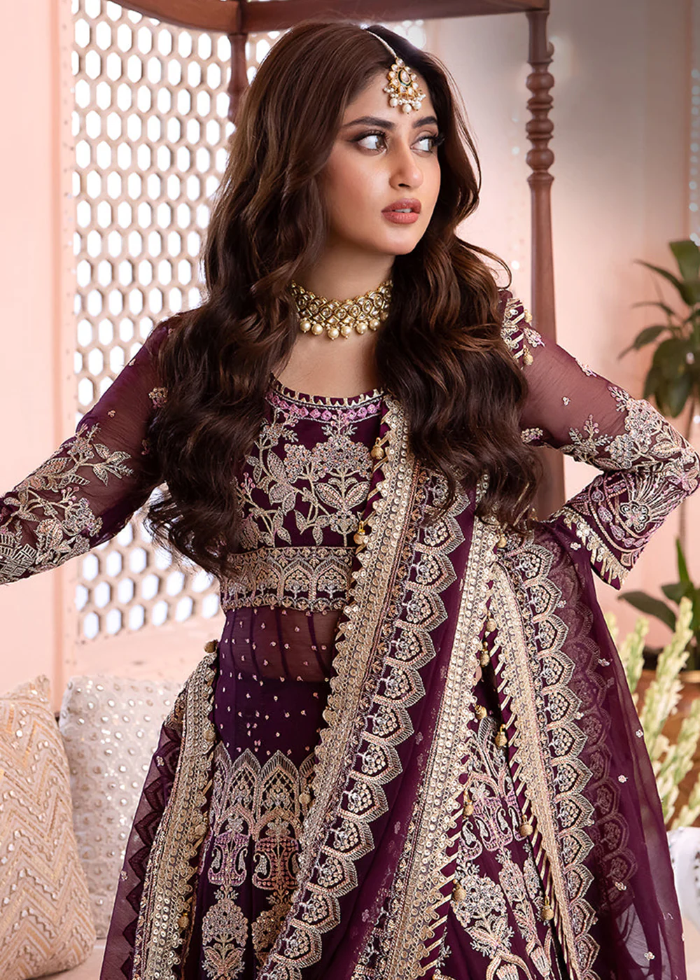 Chandni Luxury Chiffon Collection by Asim Jofa | AJCC-10 - Image 2