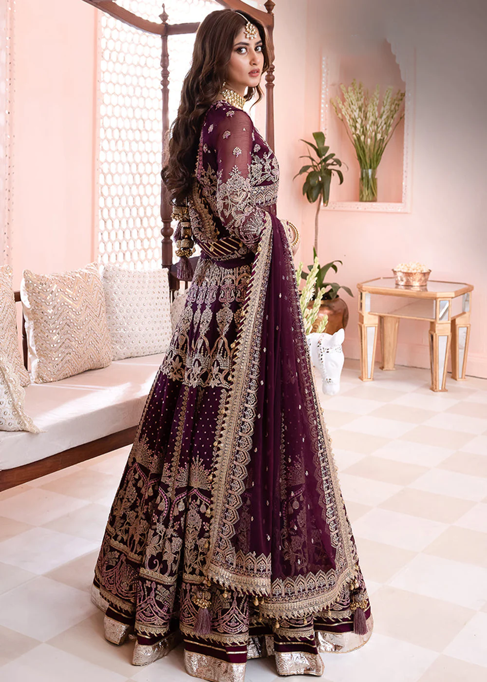 Chandni Luxury Chiffon Collection by Asim Jofa | AJCC-10 - Image 3