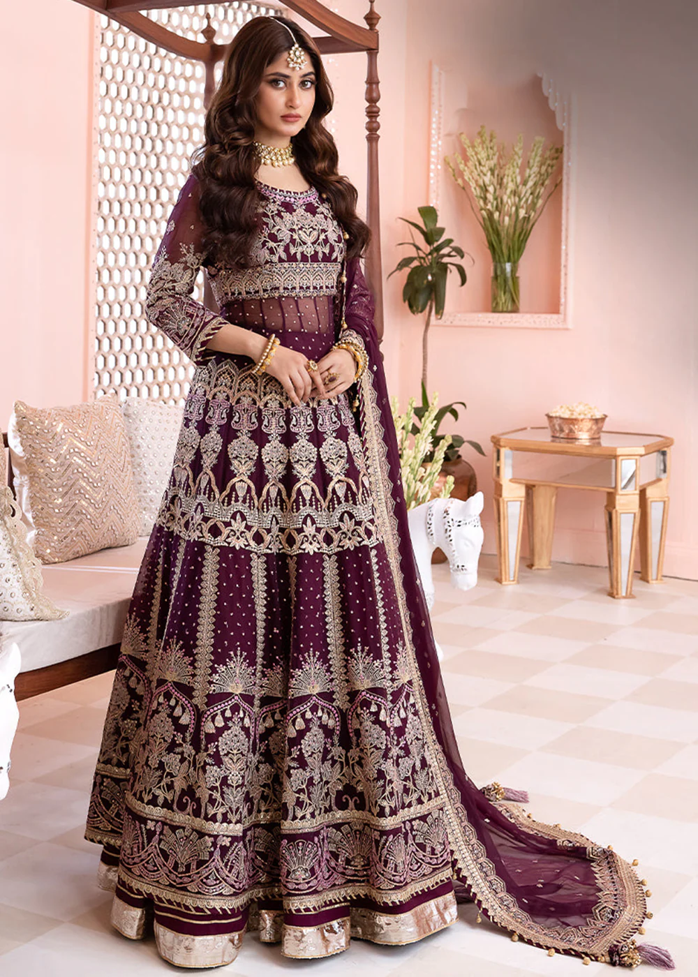 Chandni Luxury Chiffon Collection by Asim Jofa | AJCC-10 - Image 4