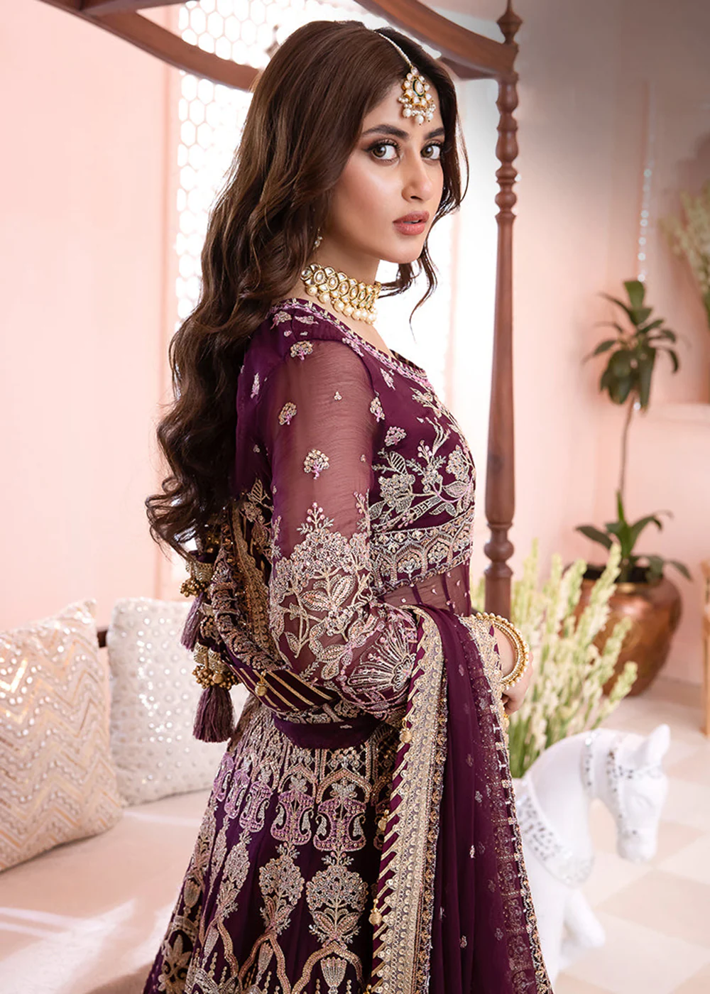 Chandni Luxury Chiffon Collection by Asim Jofa | AJCC-10 - Image 7