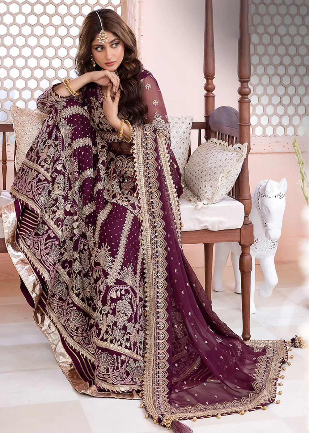 Chandni Luxury Chiffon Collection by Asim Jofa | AJCC-10 - Image 9