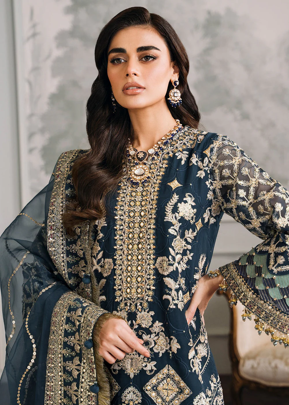 Chantelle Embroidered Chiffon '24 by Baroque | CH12-01 - Image 4