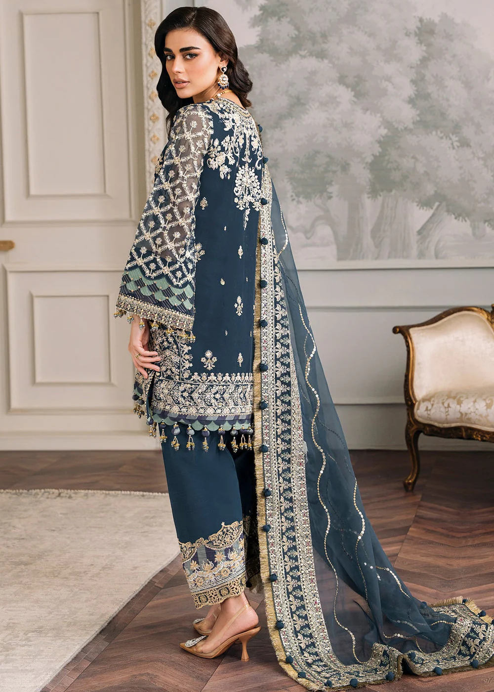 Chantelle Embroidered Chiffon '24 by Baroque | CH12-01 - Image 8