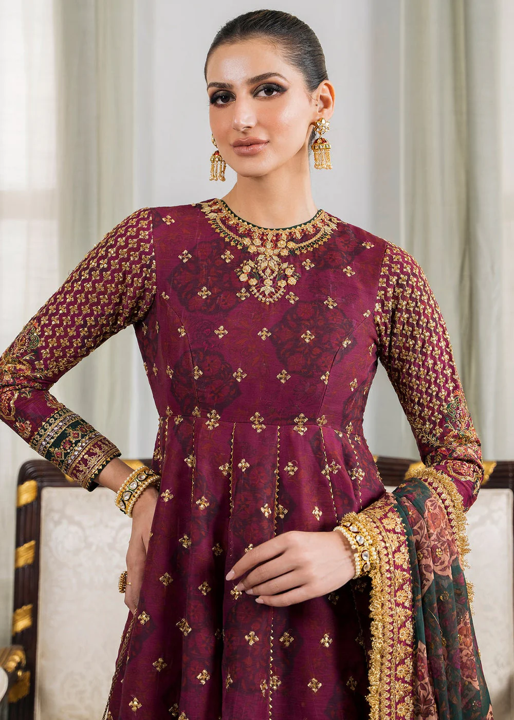 Chantelle Embroidered Chiffon '24 by Baroque | CH12-03 - Image 4