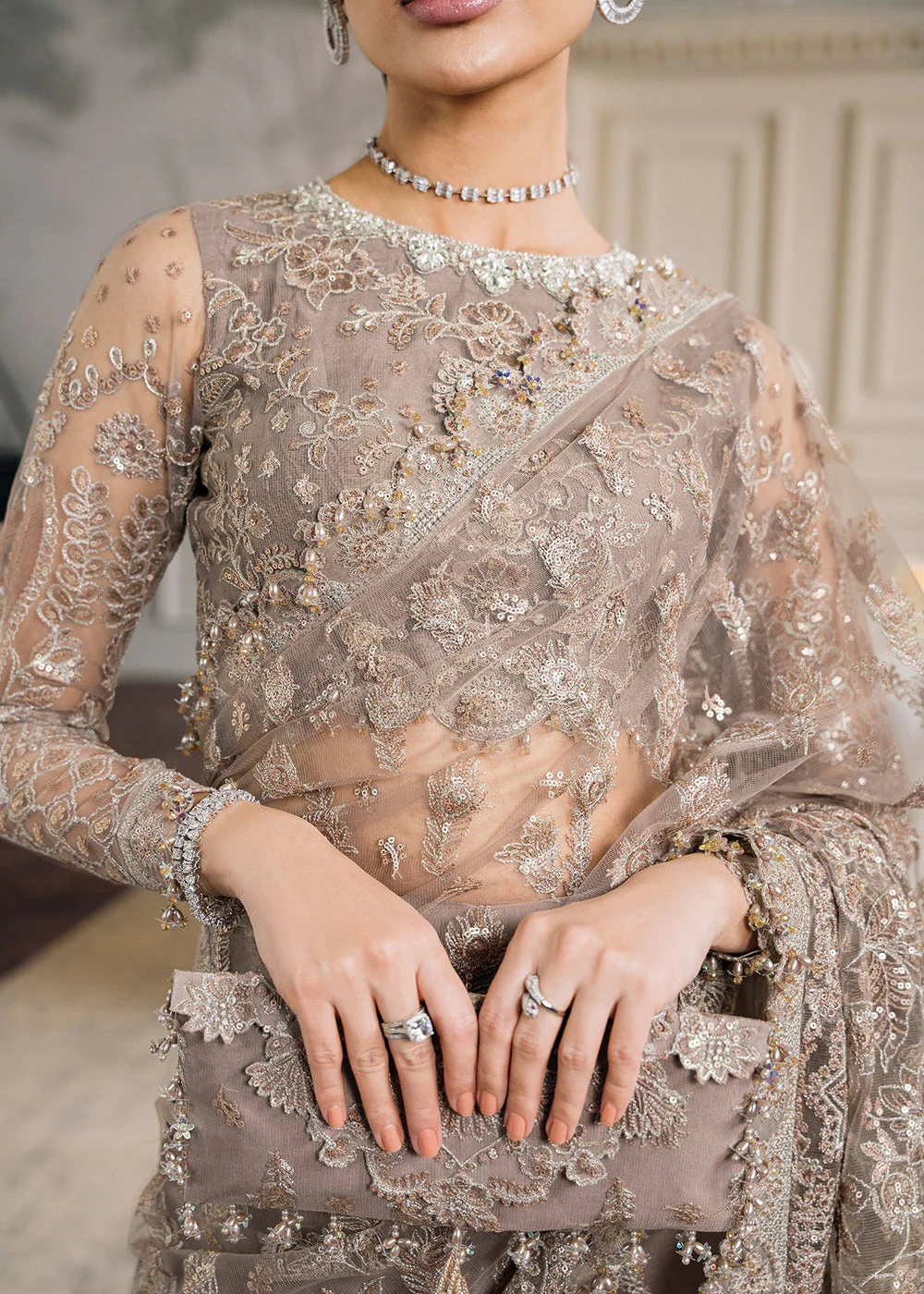 Chantelle Embroidered Chiffon '24 by Baroque | CH12-06 - Image 11