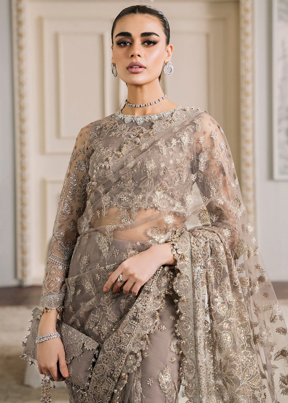 Chantelle Embroidered Chiffon '24 by Baroque | CH12-06 - Image 4