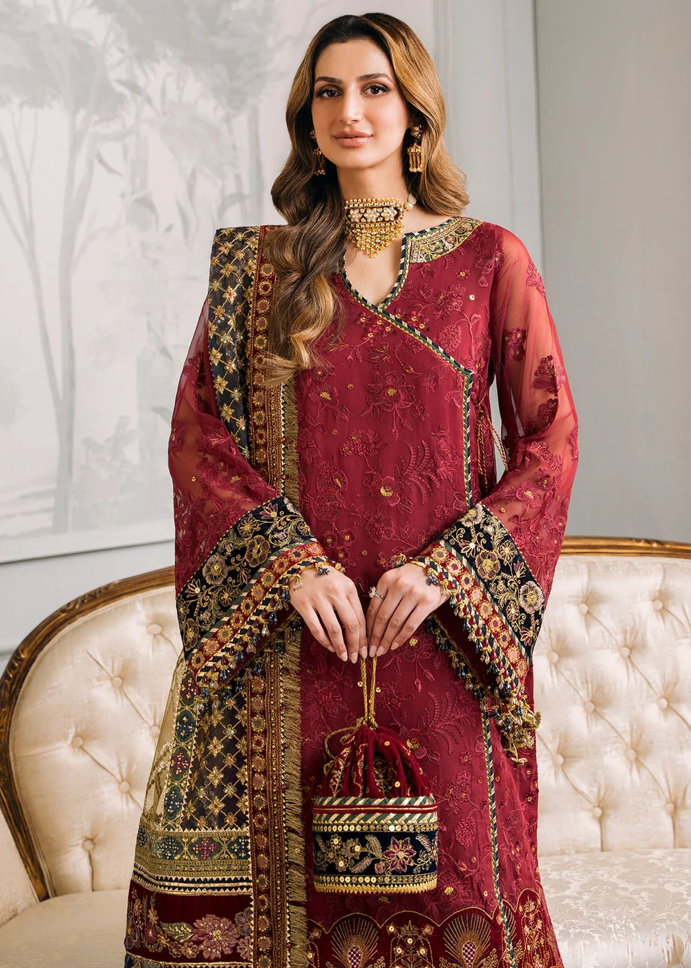 Chantelle Embroidered Chiffon '24 by Baroque | CH12-07 - Image 4