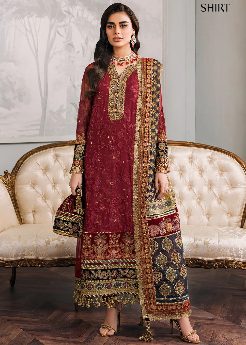 Chantelle Embroidered Chiffon '24 by Baroque | CH12-07 - Image 6