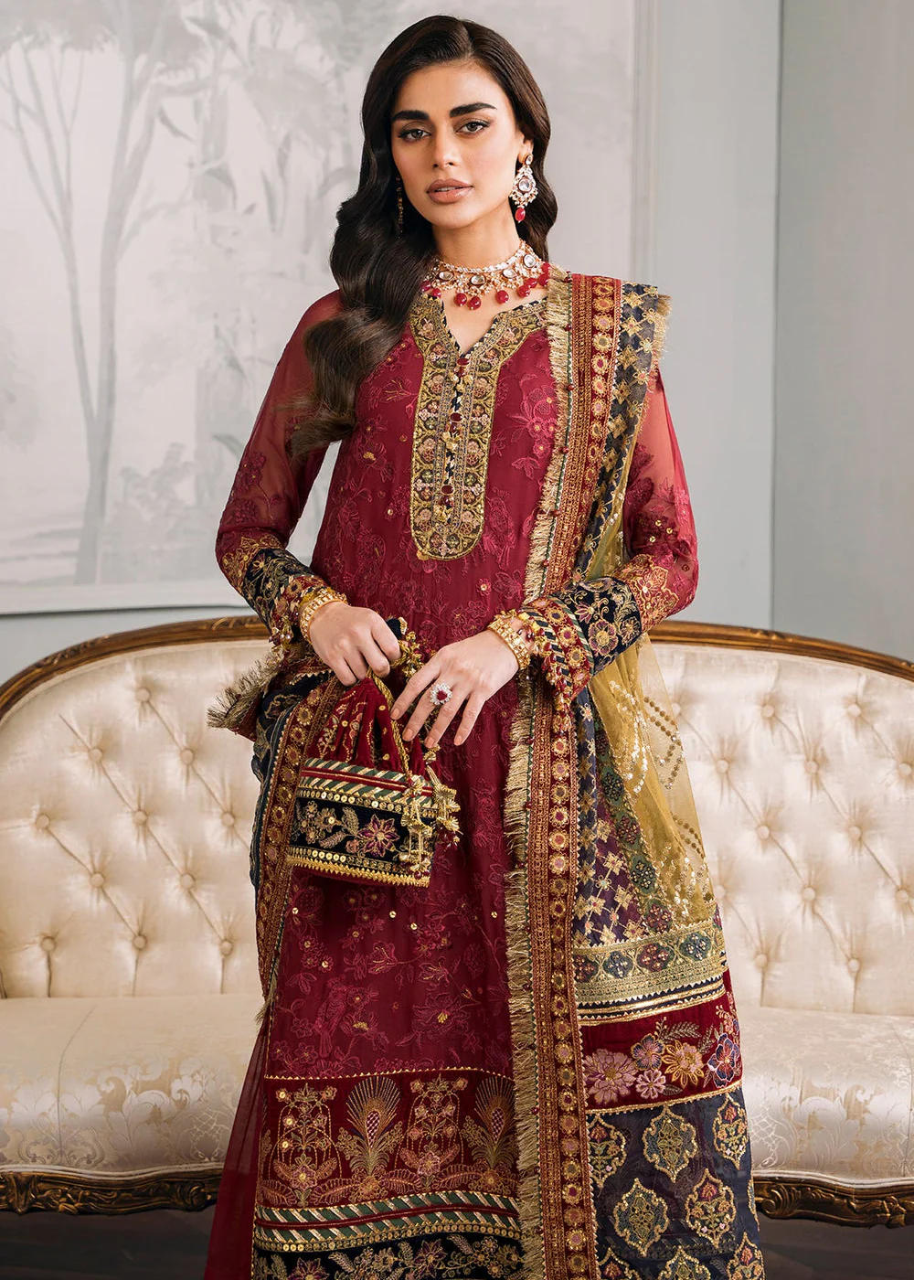 Chantelle Embroidered Chiffon '24 by Baroque | CH12-07 - Image 7