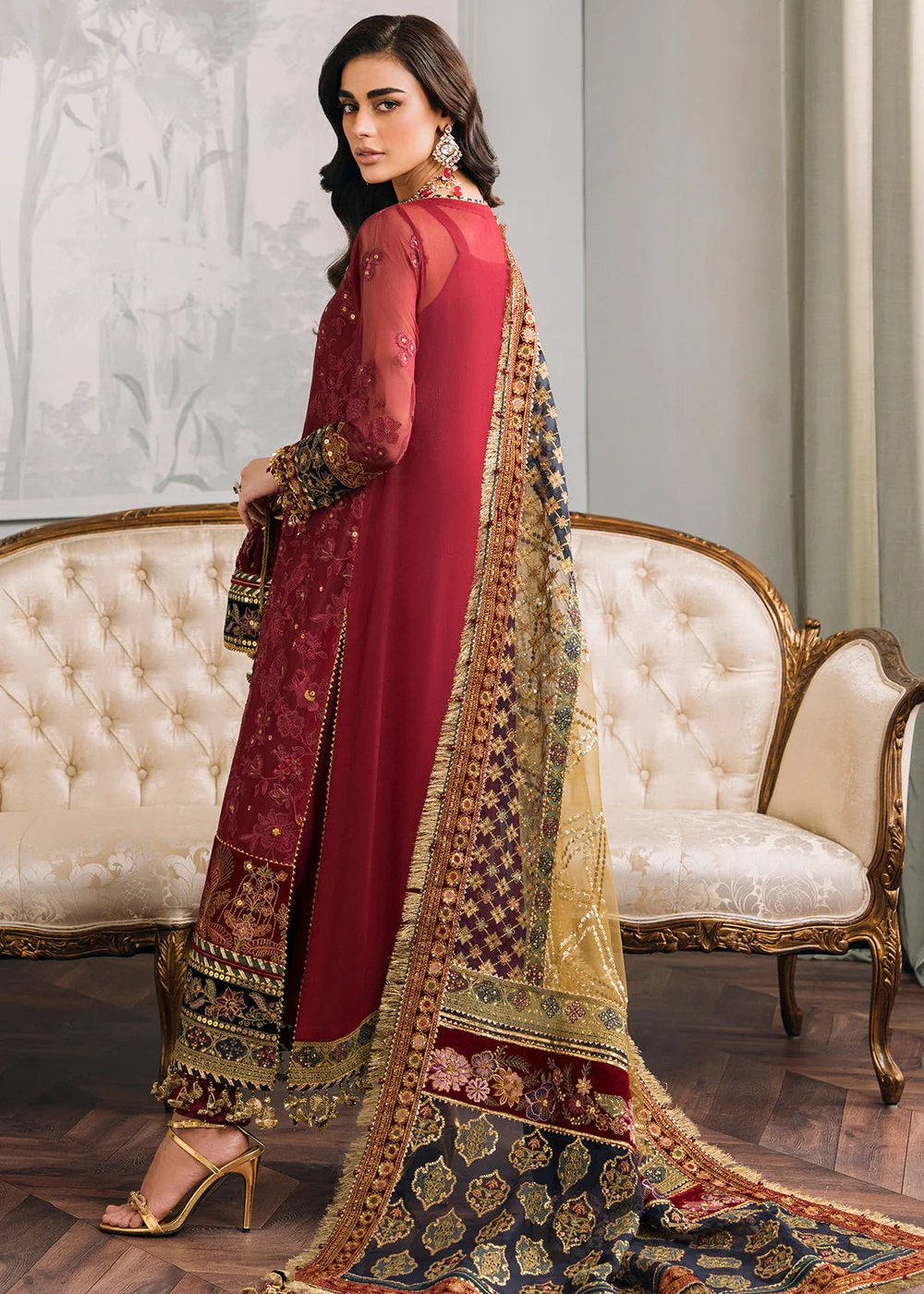 Chantelle Embroidered Chiffon '24 by Baroque | CH12-07 - Image 8