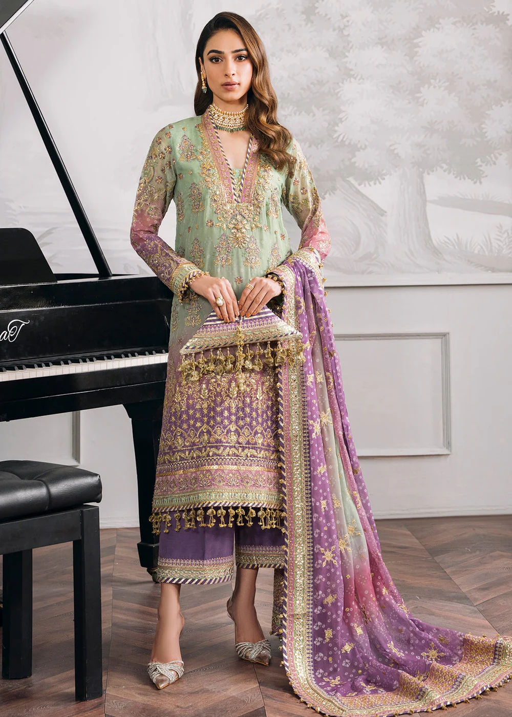 Chantelle Embroidered Chiffon '24 by Baroque | CH12-08 - Image 13