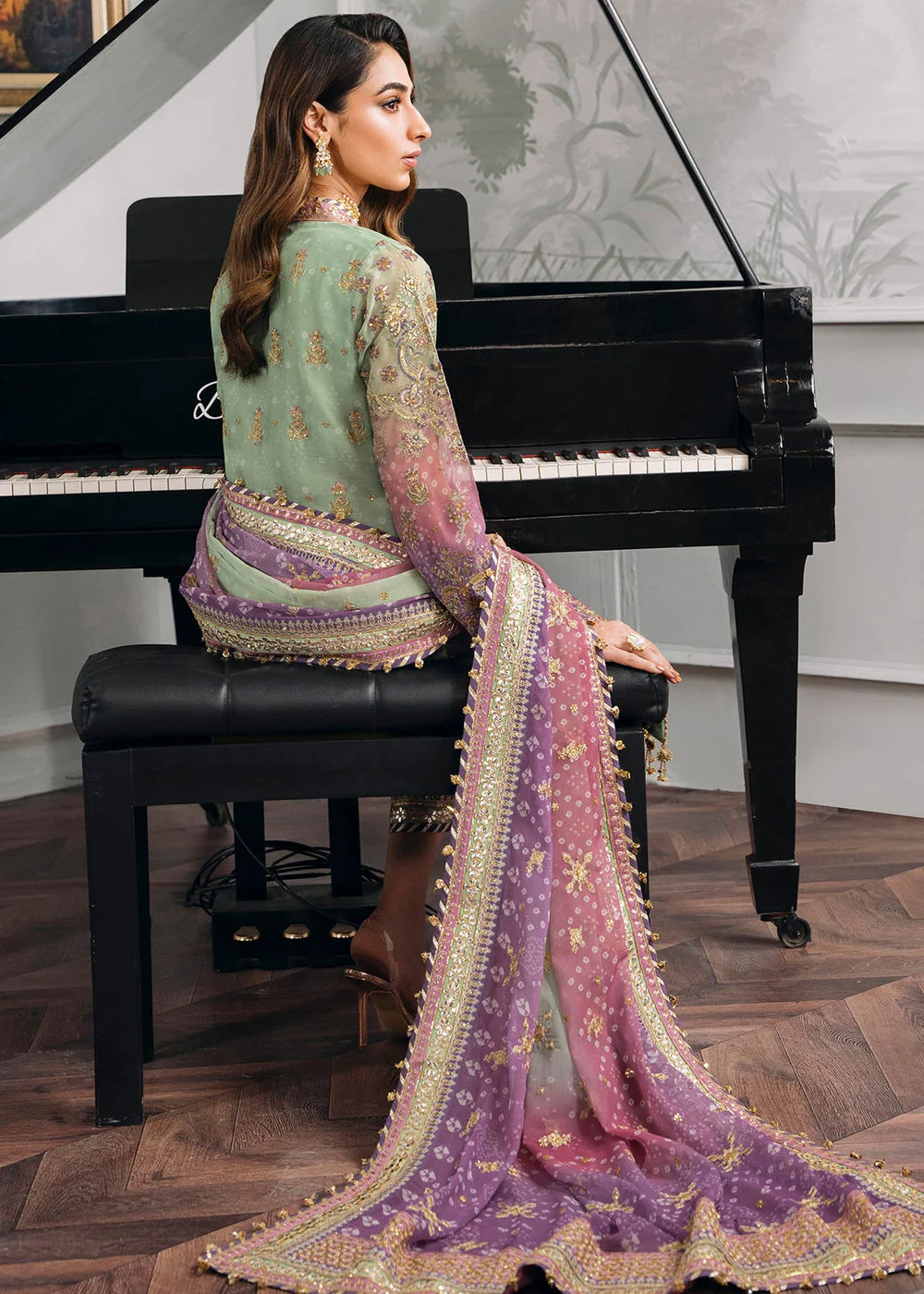 Chantelle Embroidered Chiffon '24 by Baroque | CH12-08 - Image 17