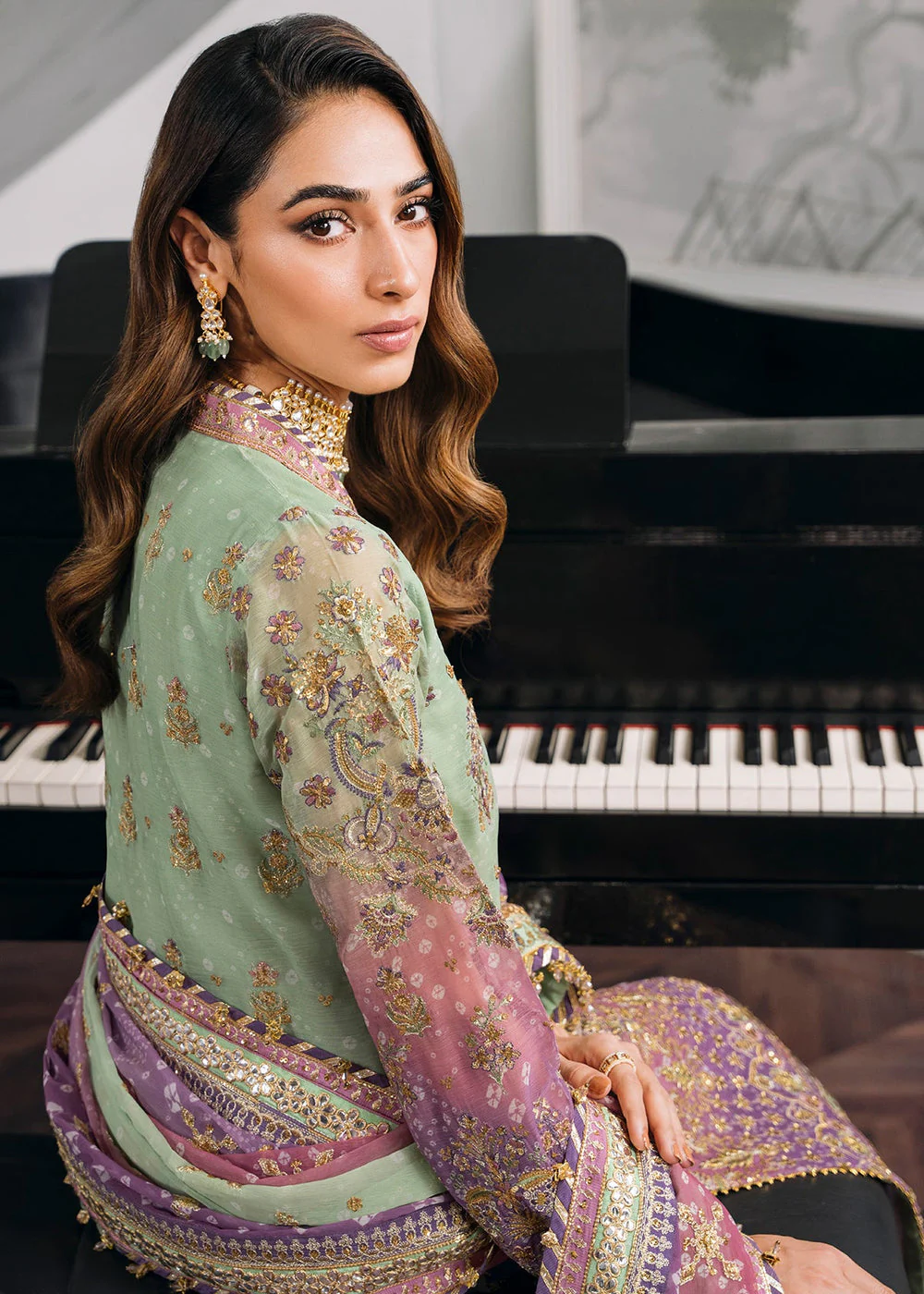 Chantelle Embroidered Chiffon '24 by Baroque | CH12-08 - Image 18