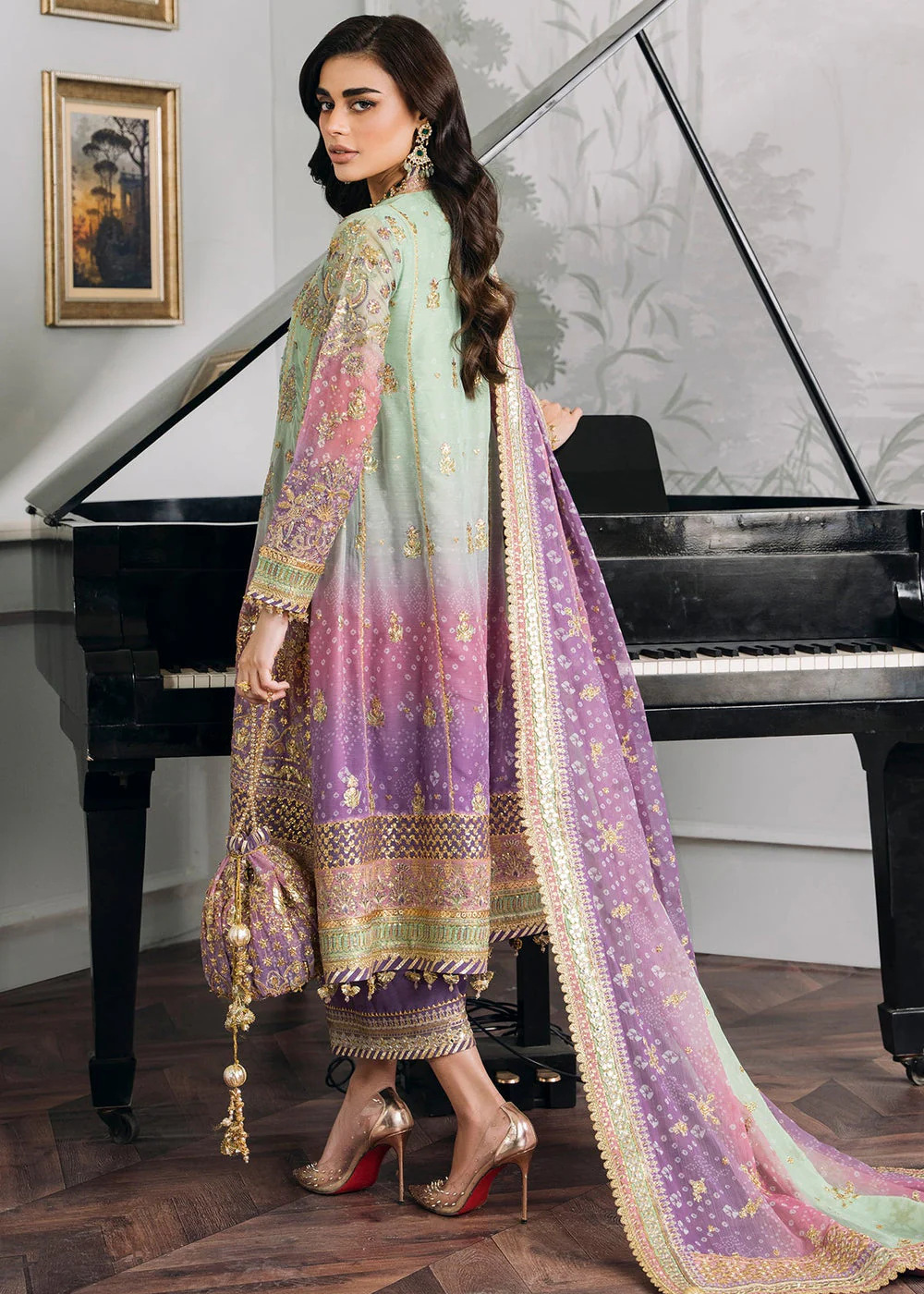 Chantelle Embroidered Chiffon '24 by Baroque | CH12-08 - Image 5