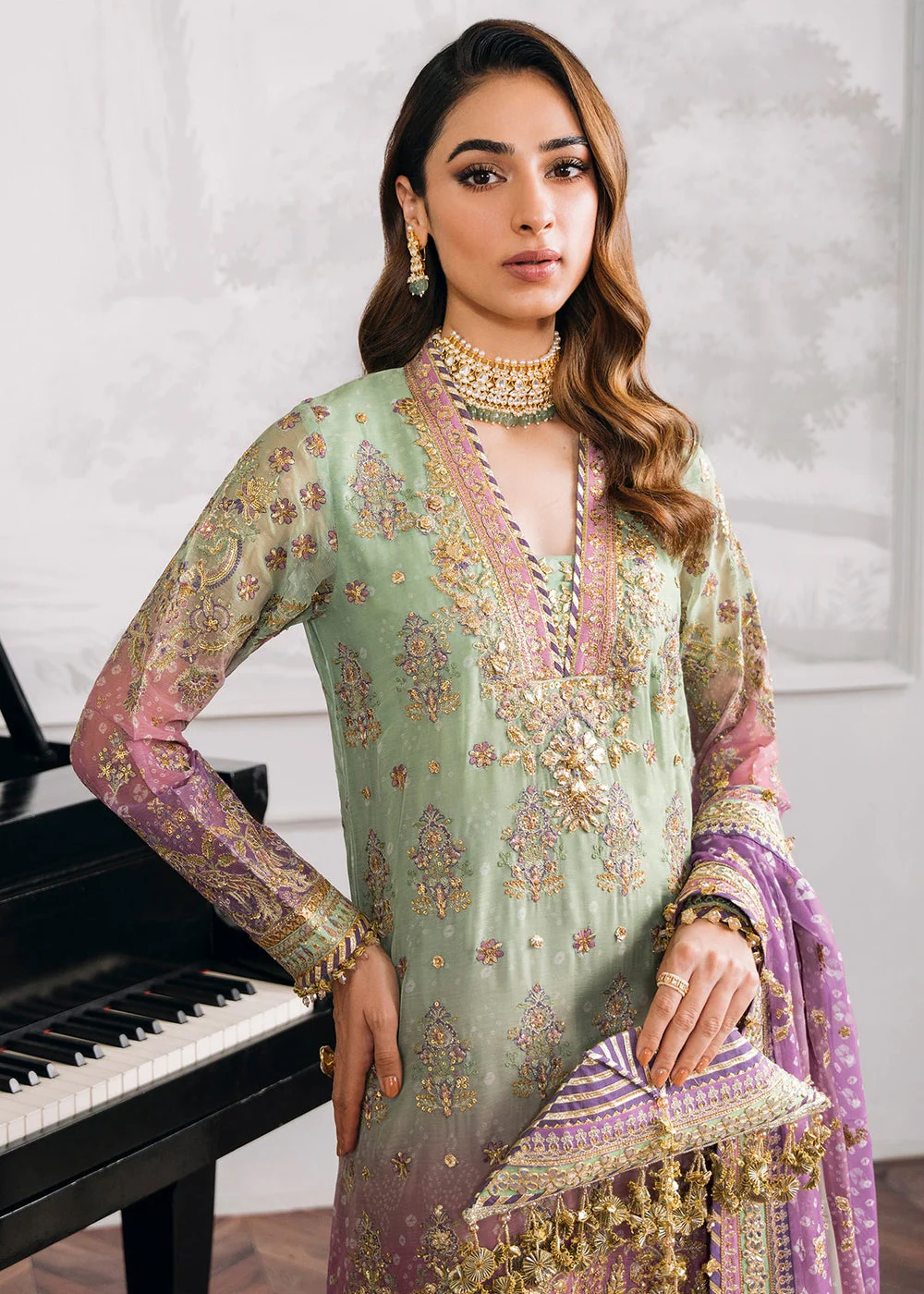Chantelle Embroidered Chiffon '24 by Baroque | CH12-08 - Image 7