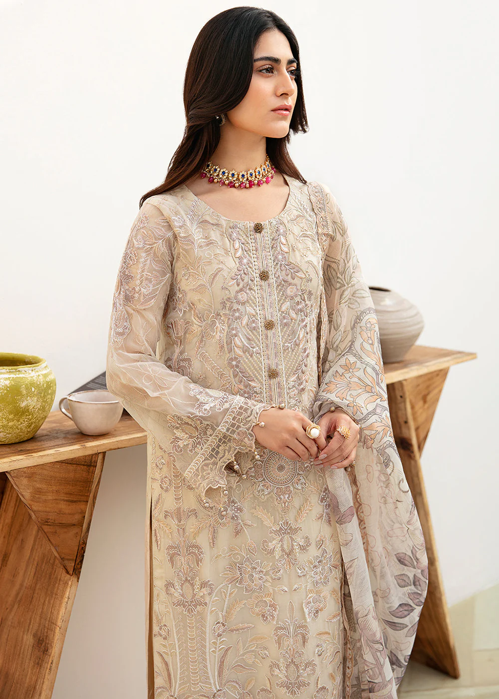 Chevron Chiffon Collection Volume 8 by Ramsha | A-802 - Image 2