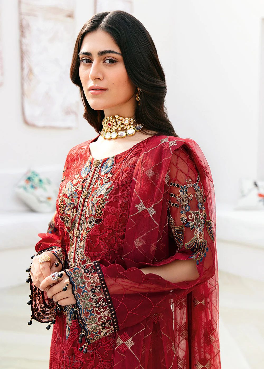 Chevron Chiffon Collection Volume 8 by Ramsha | A-803 - Image 2