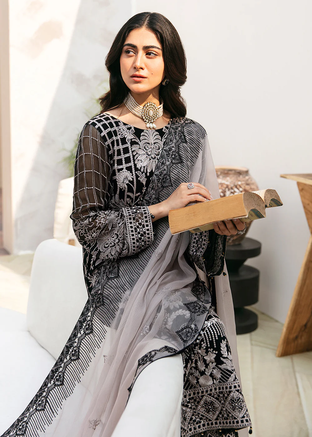 Chevron Chiffon Collection Volume 8 by Ramsha | A-807 - Image 4