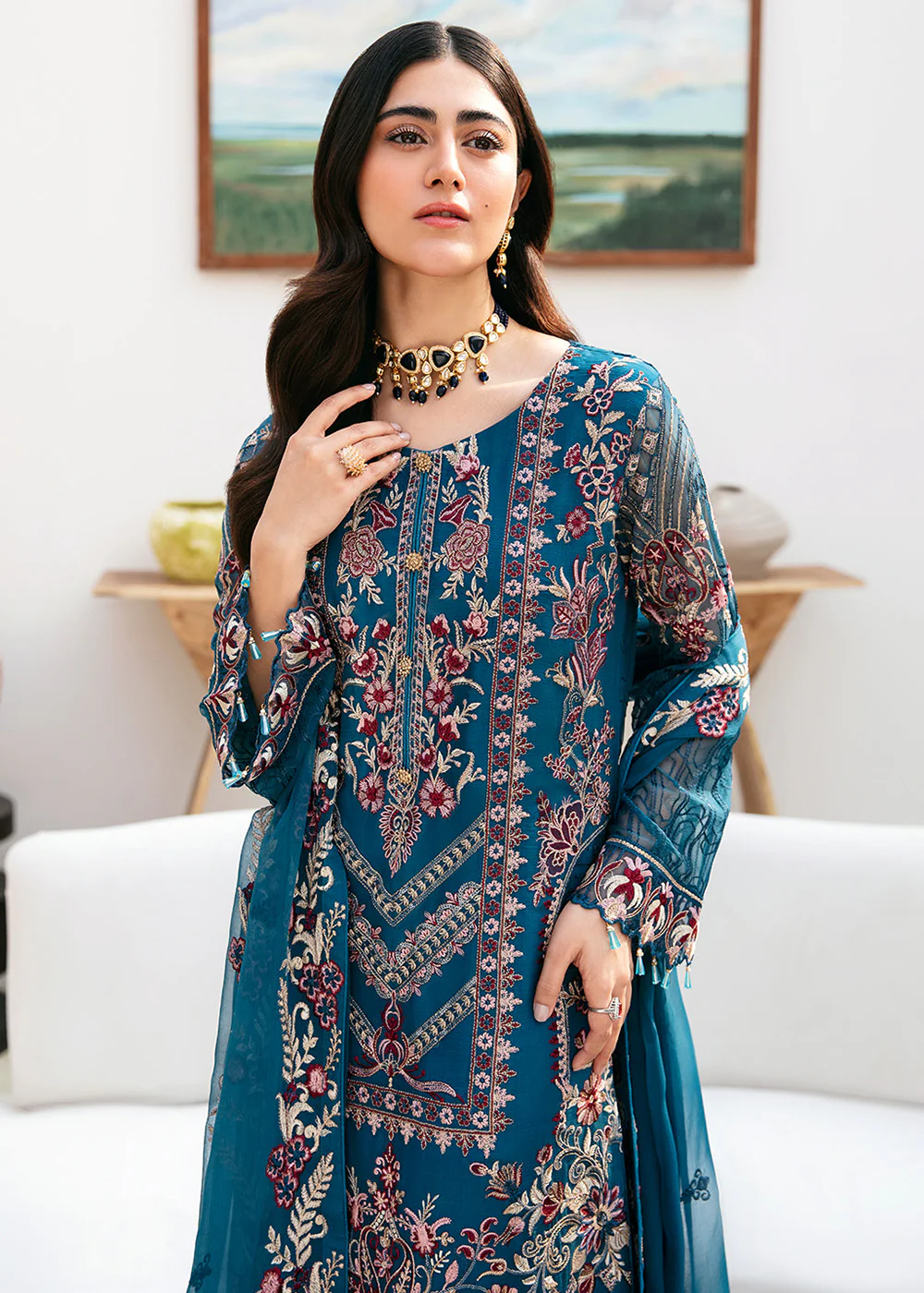 Chevron Chiffon Collection Volume 8 by Ramsha | A-811 - Image 2