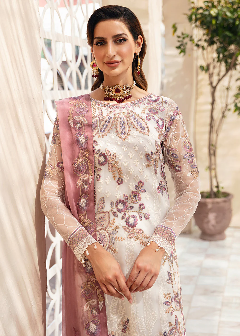 Chevron Luxury Chiffon Collection 24 by Ramsha | A-902 - Image 2