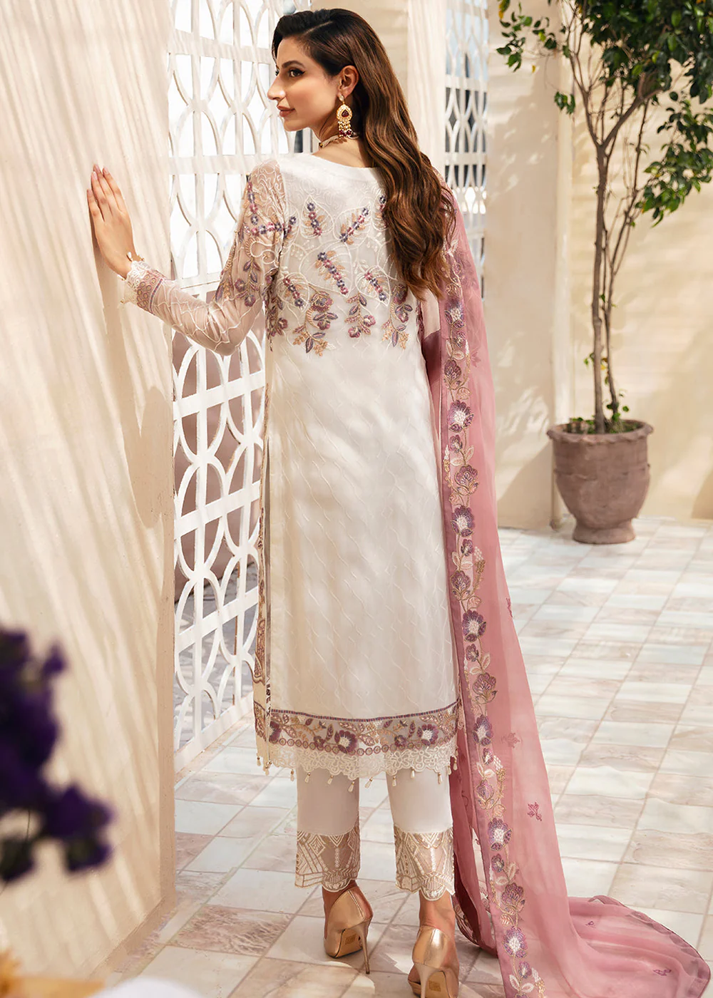 Chevron Luxury Chiffon Collection 24 by Ramsha | A-902 - Image 3