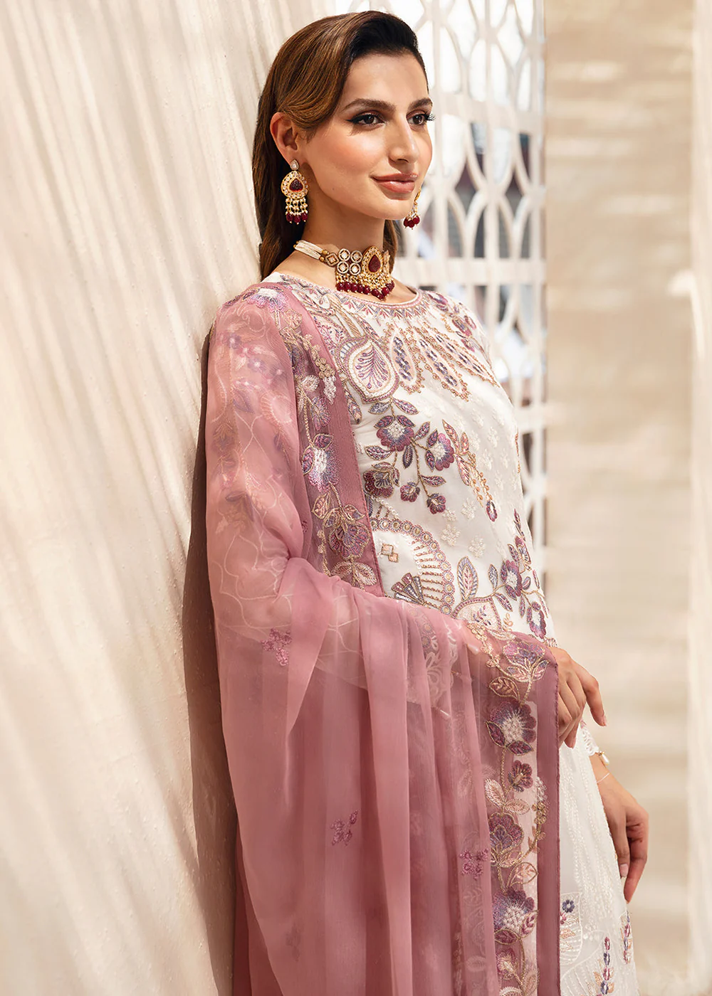 Chevron Luxury Chiffon Collection 24 by Ramsha | A-902 - Image 5