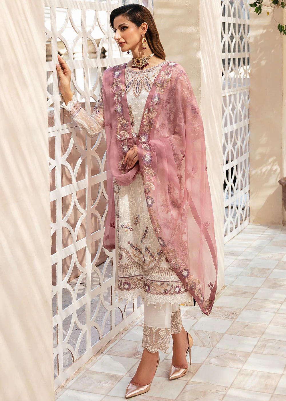 Chevron Luxury Chiffon Collection 24 by Ramsha | A-902 - Image 6