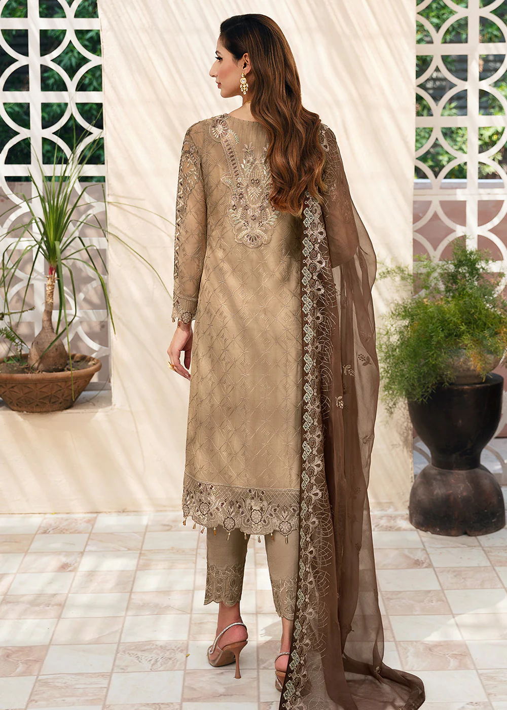Chevron Luxury Chiffon Collection 24 by Ramsha | A-904 - Image 3