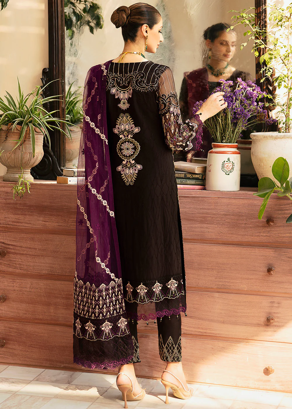 Chevron Luxury Chiffon Collection 24 by Ramsha | A-905 - Image 3