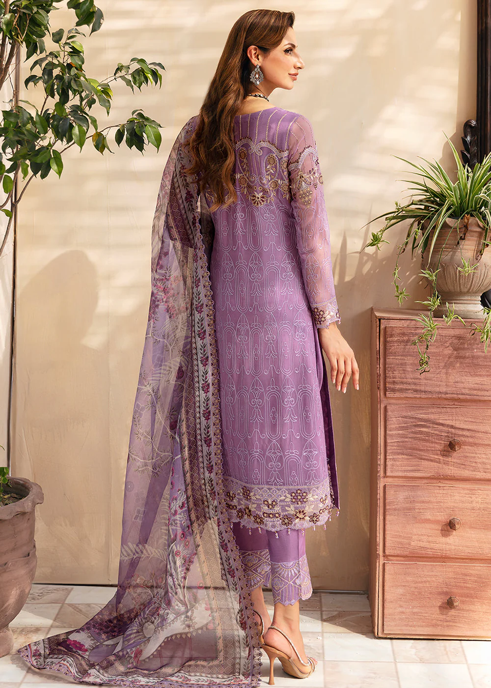 Chevron Luxury Chiffon Collection 24 by Ramsha | A-906 - Image 3