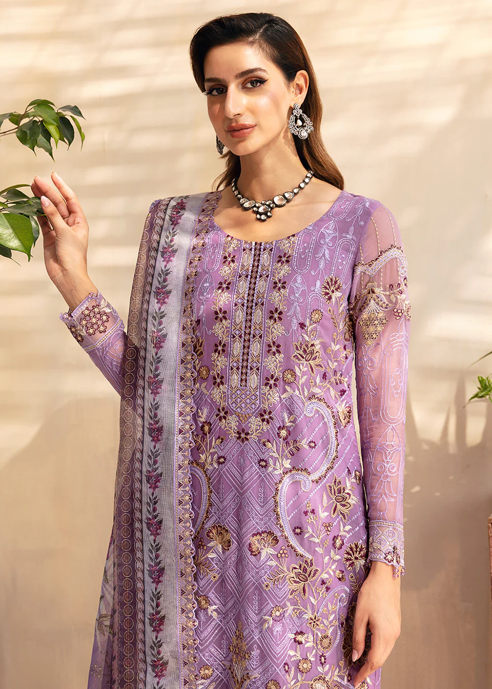 Chevron Luxury Chiffon Collection 24 by Ramsha | A-906 - Image 4