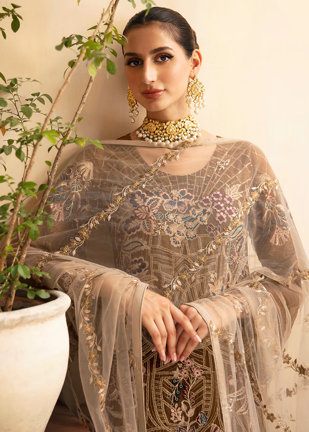 Chevron Luxury Chiffon Collection 24 by Ramsha | A-910 - Image 5
