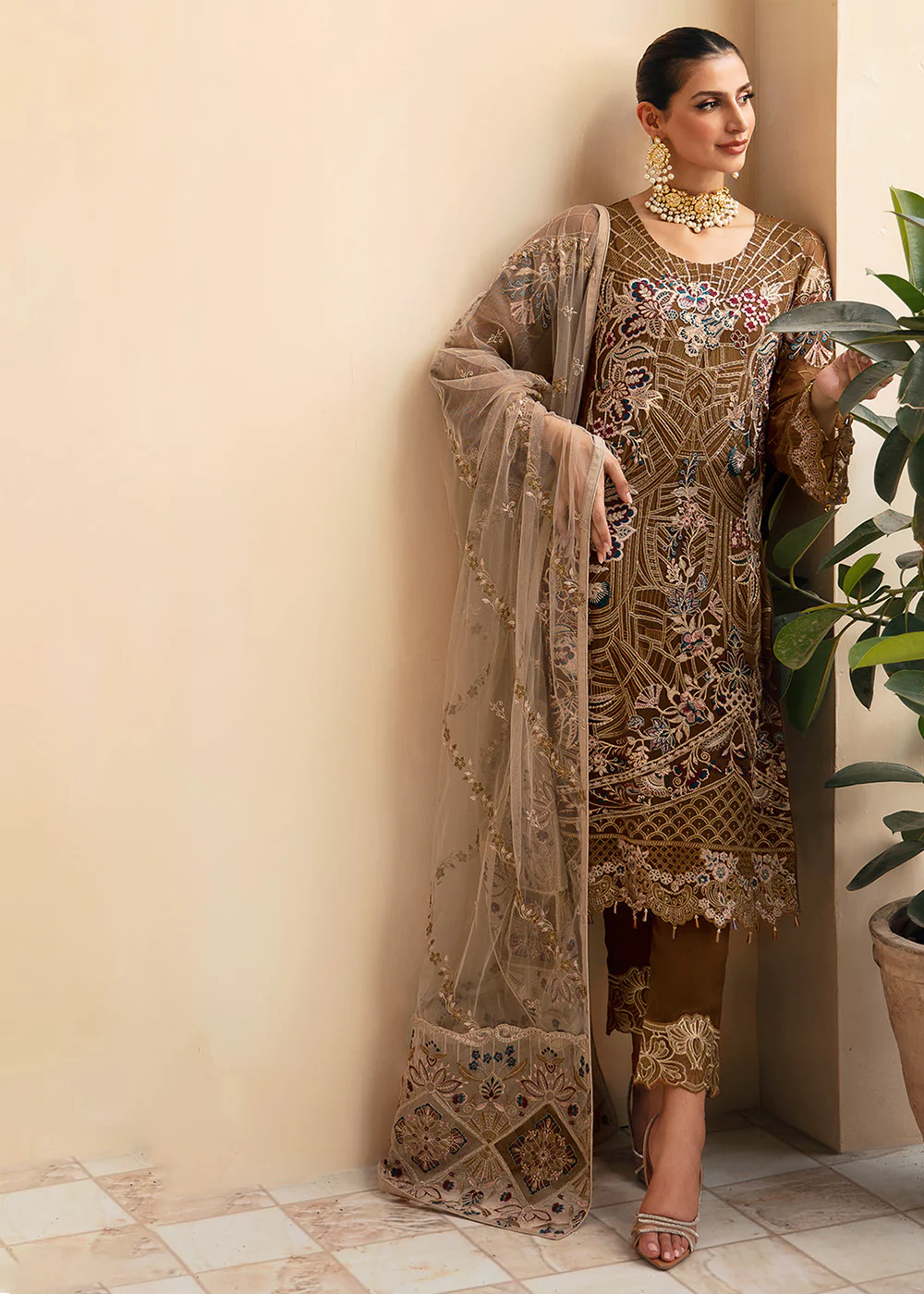 Chevron Luxury Chiffon Collection 24 by Ramsha | A-910 - Image 6