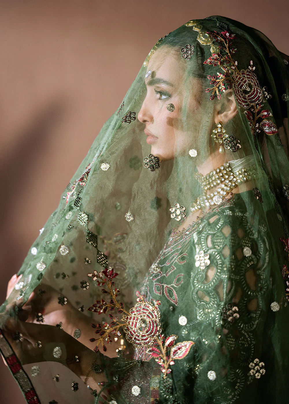 Dastak Luxury Chiffon '25 by Ramsha | Q-201 - Image 5