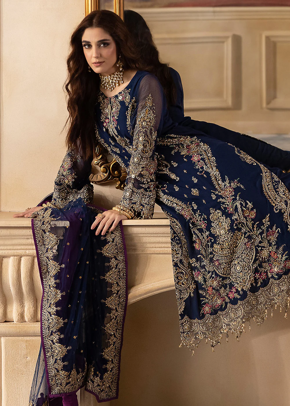 Dastan E Jashan Premium Chiffon '24 by Charizma | DJW4-01 - Image 12