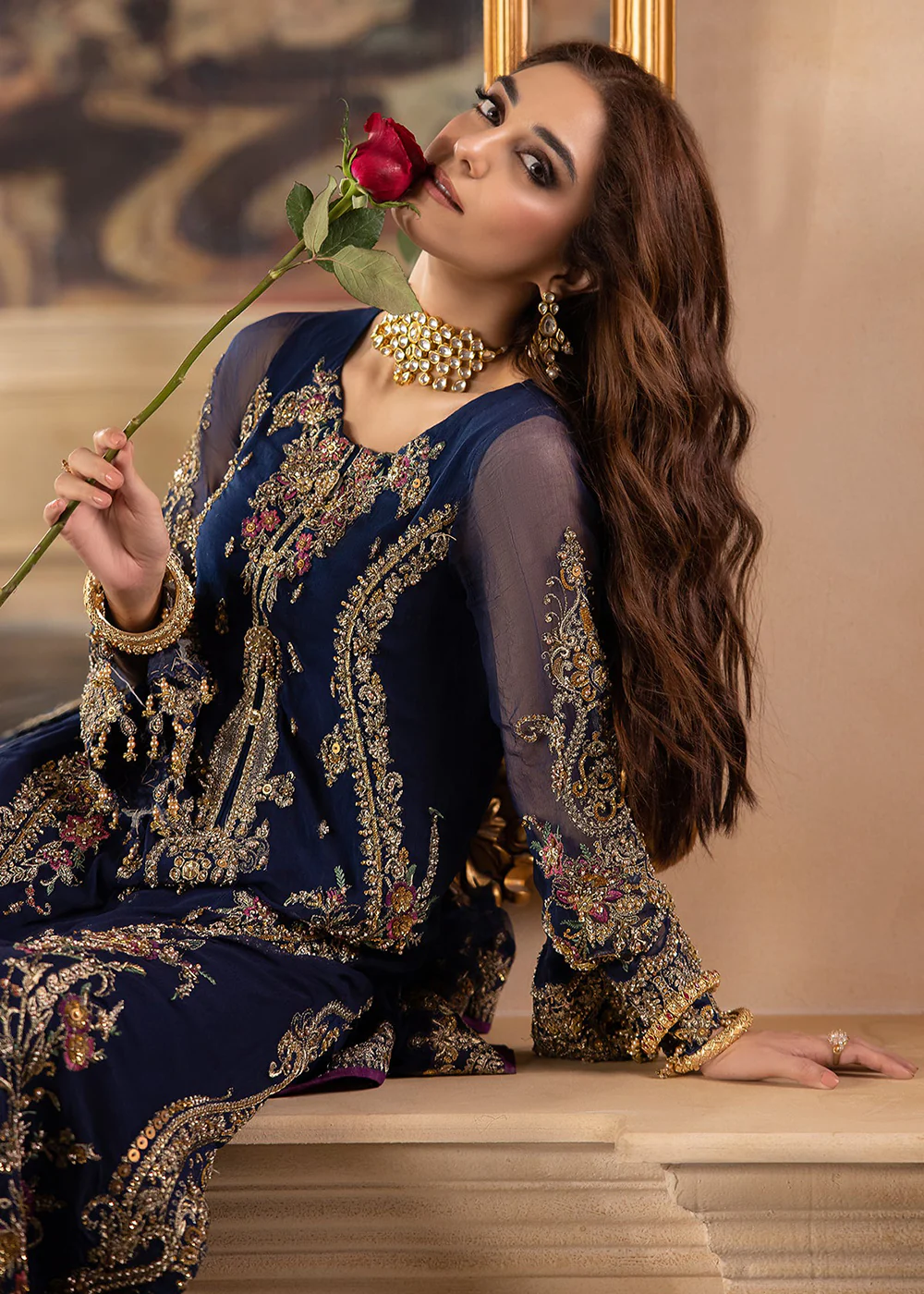 Dastan E Jashan Premium Chiffon '24 by Charizma | DJW4-01 - Image 5