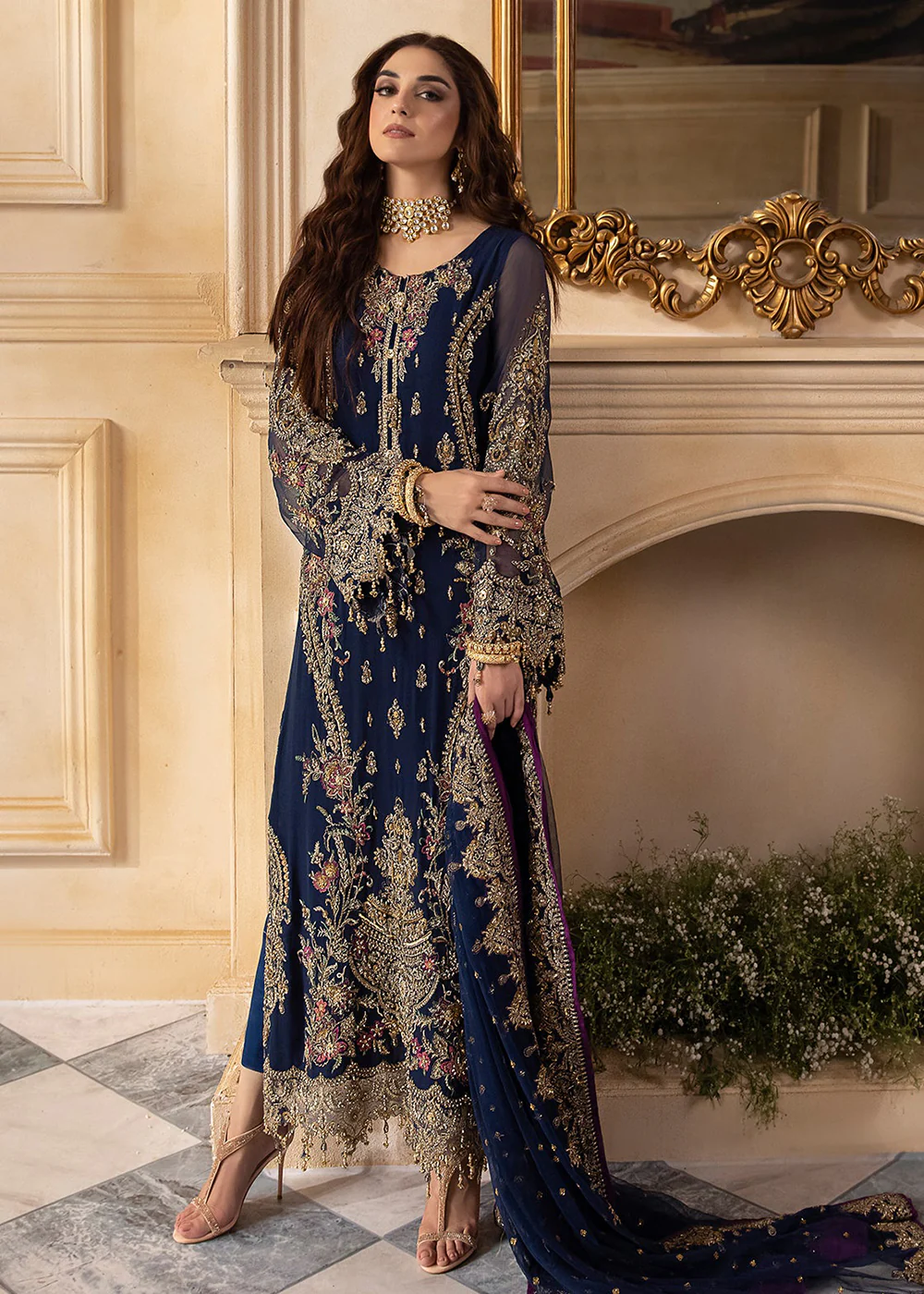 Dastan E Jashan Premium Chiffon '24 by Charizma | DJW4-01 - Image 9