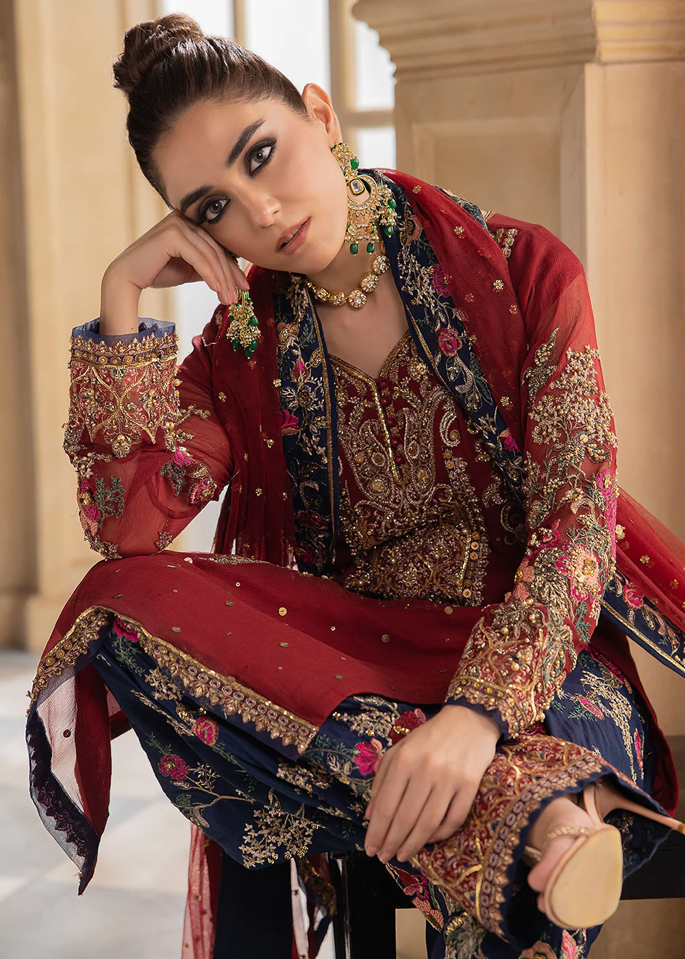 Dastan E Jashan Premium Chiffon '24 by Charizma | DJW4-02 - Image 8