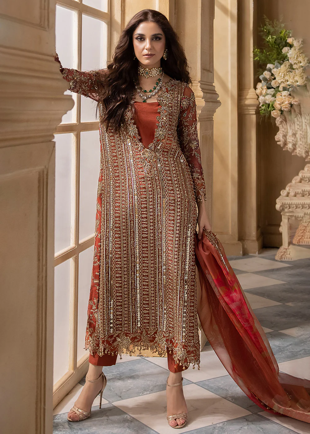 Dastan E Jashan Premium Chiffon '24 by Charizma | DJW4-04 - Image 11
