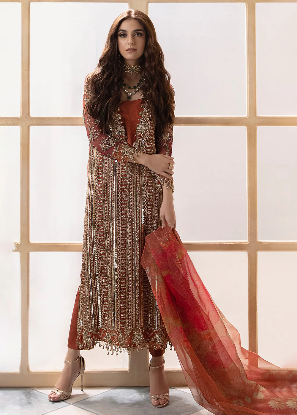 Dastan E Jashan Premium Chiffon '24 by Charizma | DJW4-04 - Image 7