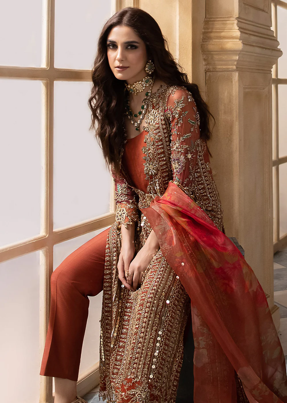 Dastan E Jashan Premium Chiffon '24 by Charizma | DJW4-04 - Image 8