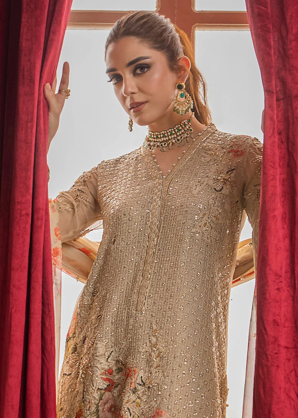 Dastan E Jashan Premium Chiffon '24 by Charizma | DJW4-05 - Image 9