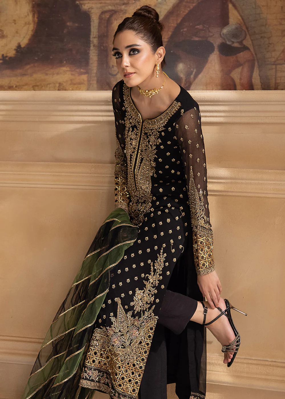 Dastan E Jashan Premium Chiffon '24 by Charizma | DJW4-06 - Image 4