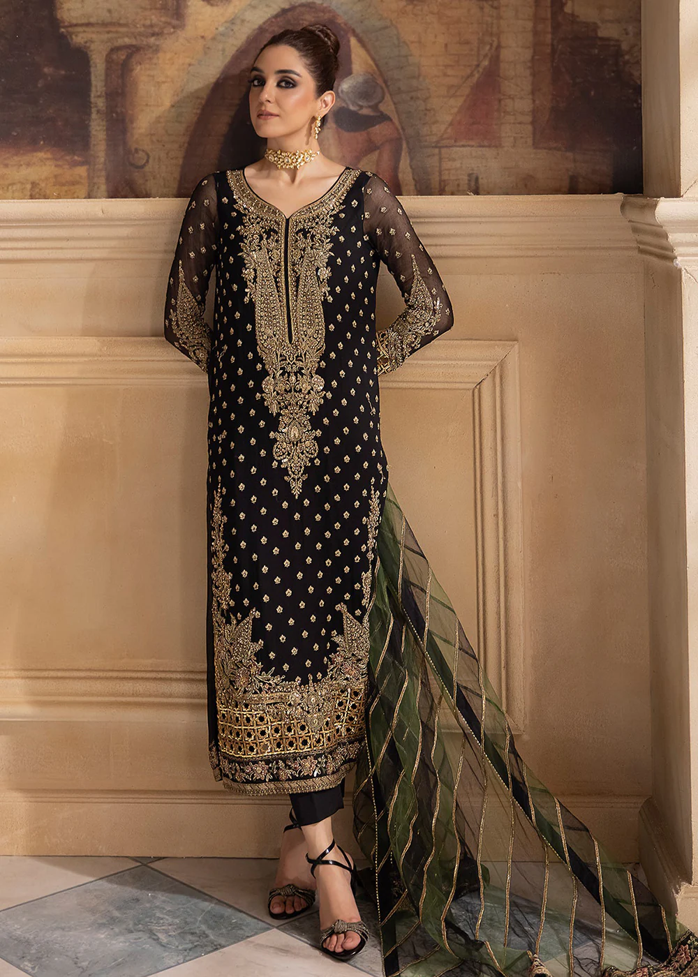 Dastan E Jashan Premium Chiffon '24 by Charizma | DJW4-06 - Image 7