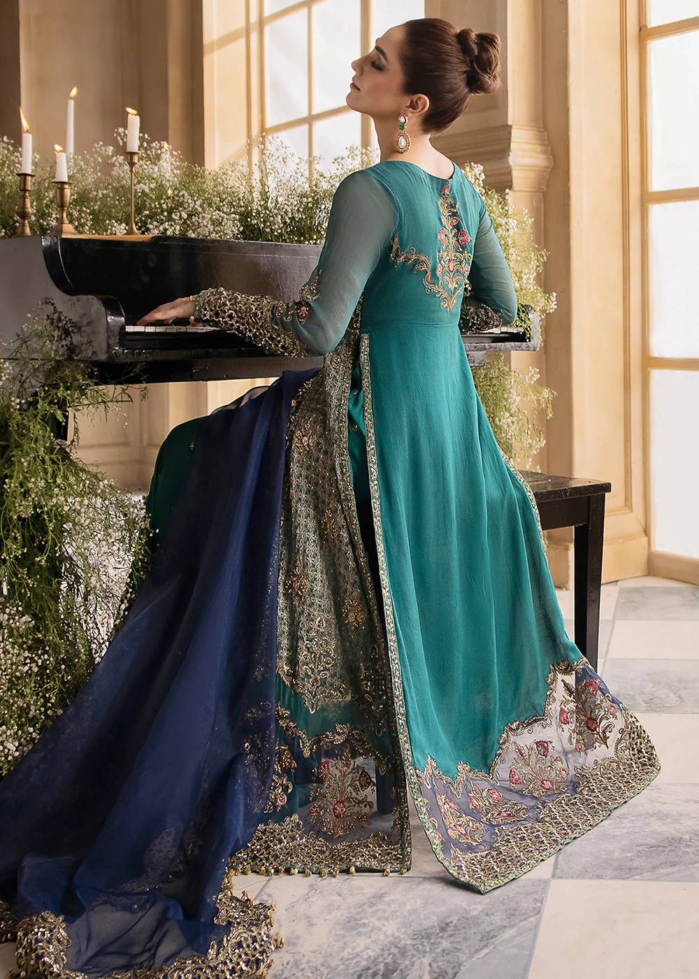 Dastan E Jashan Premium Chiffon '24 by Charizma | DJW4-07 - Image 9